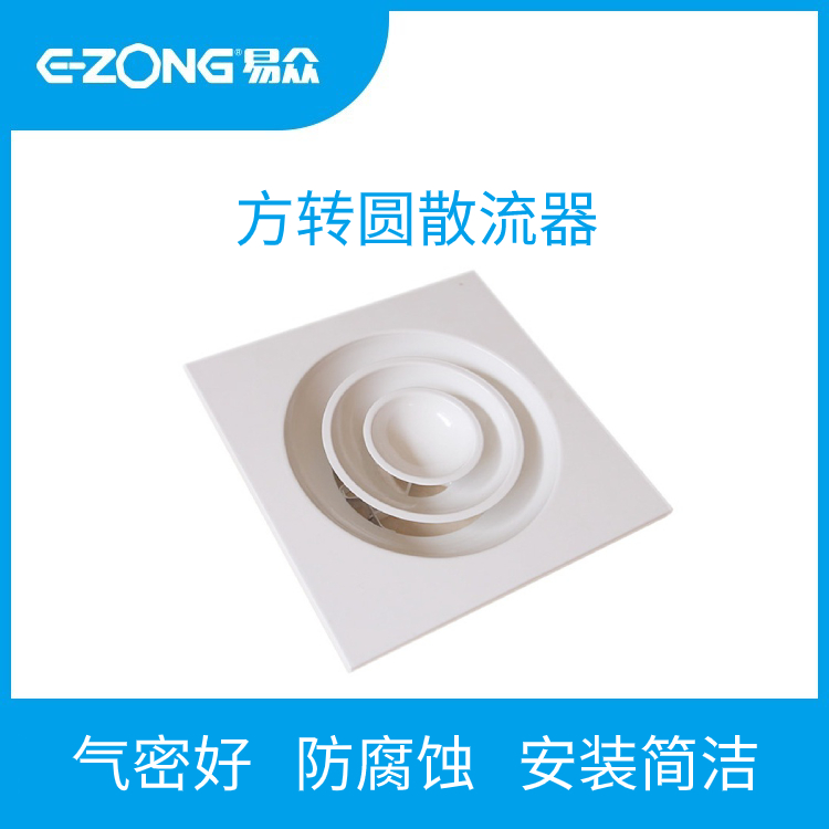 方形圆散流器